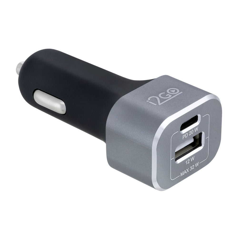Carregador Veicular i2GO PRO USB-C + USB-A 32W