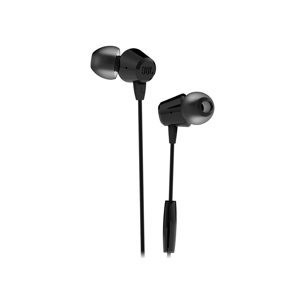 Fone de Ouvido com Fio JBL C50HI Intra-Auricular Preto com Microfone